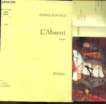 L'absent - roman. Rambaud patrick
