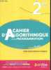 Cahier d'algorithmique et de programmation - 2de - programme 2019 - Collection Indice - Version corrigee reservee aux enseignants - specimen. ...