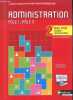 Administration - Pôle 1, Pôle 3 - 2e Bac Pro Gestion Administration - nouveau referentiel - Collection Situations professionnelles. Juliette Caparros, ...