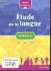 Etude de la langue - Cycle 4 - 5e, 4e, 3e - Jardin des lettres - programme 2016. Evelyne Ballanfat- brunel magali- jaillet elise...