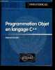 Programmation Objet en langage C++ / cours et exercices. Alexandre Guidet