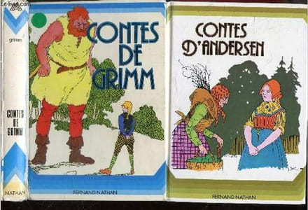 Contes de Grimm + Contes d'Andersen - lot de 2 volumes - de 8 a 13 ans