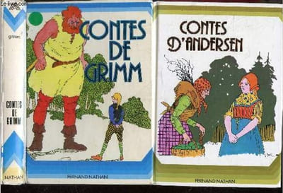 Contes de Grimm + Contes d'Andersen - lot de 2 volumes - de 8 a 13 ans