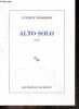 Alto solo - roman. Antoine Volodine