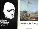 "Goethe et le France- Une exposition du Goethe-Institut de Paris realisee par le musee Goethe de Dusseldorf + 1 livret ""Johan Wolfgang Goethe, ...