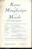 Revue de Metaphysique et de Morale - n°3, 74e annee, juillet septembre 1969- Testament philosophique de G. marcel, Note sur un piege de moliere de J. ...