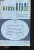 Revue historique - N°494 avril juin 1970- Dédale et Thalos, mythologie et histoire des techniques par Françoise Frontisi-Ducroux, L'histoire sérielle, ...