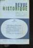 Revue historique - N°493 janvier mars 1970- La plebs et le populus et leurs encadrements respectifs dans la Rome de la première moitié du Ve siècle ...