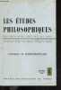 Les etudes philosophiques N°4 octobre decembre 1969- Logique et Mathematiques- le probleme du fondement depuis godel de daniel lacombe- le probleme ...