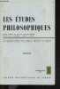 Les etudes philosophiques N°1 janvier mars 1970- Varia- pascal et l'imagination du beau de pierre magnard- la connaissance du bien et du mal selon ...