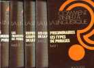 Comment s'initier a la linguistique- Lot de 5 volumes: Livret 1 Preliminaires Les types de phrases + Livret 2 Les constituants de la phrase + Livret 3 ...