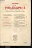 Archives de Philosophie- Janvier mars 1970- Tome 33, cahier 1- Le probleme hermeneutique de hans georg gadamer- schelling et l'aporie d'une theorie ...