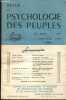 Revue de Psychologie des peuples - N°1, 1er trimestre 1969, 24e annee, tome XXIV- Gaston Vasseur : portrait du Vimeu - Alexis Karagianis : ...