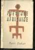 Presence Africaine N°4 - Paris Dakar - l'or de la guinee francaise, les racines de la musique americaine noire, wilfredo lam peintre cubain, a. ...