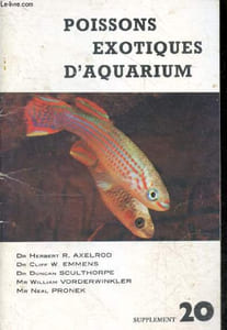 Poissons exotiques d'aquarium - Supplement 20 - brochure en complement du livre