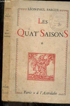 Les Quat'saisons - Astrologie poetique. FARGUE LEON PAUL