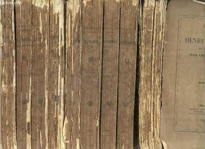 Oeuvres de Henri Fonfrede - Lot de 9 volumes : Tomes 2 + 3 + 4 + 5 + 6 + 7 + 8 + 9 + 10 - Oeuvres recueillies et mises en ordre par Ch.-Al. Campan, son collaborateur - de la Société, du Gouvernement et de l'Administration- Mélanges de politique, ...