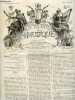 Le journal de Musique N°253, samedi 2 avril 1881- Polka hongroise, pour piano, musique de D. Magnus- Conte de grand'mere, pour piano, musique de ...
