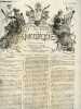 Le journal de Musique N°269, samedi 23 juillet 1881- Zigeunerlied, pour piano, musique de A. Fesca- Pensee musicale, pour piano, musique de F. ...