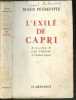 L'exilé de capri. PEYREFITTE ROGER - COCTEAU JEAN (avant propos)