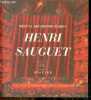 "Henri sauguet (1901-1989) un académicien autodidacte - collection "" carrés musique n°1 """. Rochefort-parisy hélène