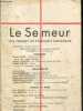 Le Semeur - N°2-3 decembre 1947/ janvier 1948, 46e annee- Que pensent les etudiants coloniaux- declaration d'oslo sur la question coloniale- ...