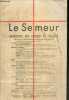 Le Semeur - N°3, janvier 1949- Afrique du nord et islam- le point de vue des theologiens: la theologie reformee devant l'islam de emmanuel kellerhals ...