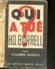 Qui a tue H.O. Burrell ?. POZNER VLADIMIR