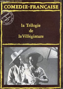 Comedie Francaise N°74 decembre 1978 / janvier 1979- La trilogie de la villegiature- Le theatre a l'institut- les italiens a l'odeon- le jour a mary shelley rencontra charlotte bronte- dialogue: l'art et la technique- feydeau homme de troupe- portait ...