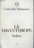 Comedie Francaise N°175 avril 1989- Le misanthrope: l'incurable de antoine vitez, moliere et le misanthrope de rene jasinski et jacques copeau, ...