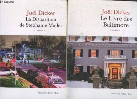 Lot de 2 ouvrages: Le Livre des Baltimore + La disparition de Stephanie Mailer - romans. JOEL DICKER