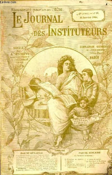 Le journal des Instituteurs - N°19 , 48e annee, 31 janvier 1904- Commissions scolaires rurales de edouard petit, normaliens et normaliennes de le ...
