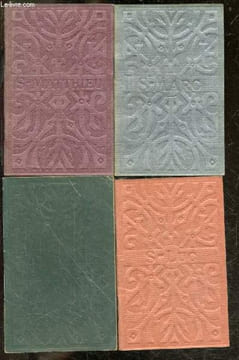 Lot 4 volumes: Evangile de saint luc par Le maistre de saci + Evangile de Saint Matthieu par Le maistre de saci + Evangile de Saint Marc par Le ...