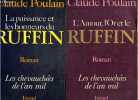 Les chevauchees de l'an mil - Lot de 2 volumes : L'amour, l'or et le Ruffin + La puissance et les honneurs du Ruffin - Roman. POULAIN CLAUDE