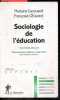 Sociologie de l'éducation - 3e edition - Collection Reperes N°169. Marlaine Cacouault - Francoise Oeuvrard