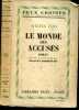 Le monde des accuses - Collection Feux Croises, ames et terres etrangeres - roman. JENS WALTER - NOBECOURT JACQUES (traduction)