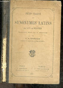 Petit traite des synonymes latins - Traduit sur le 4e edition