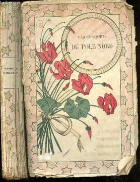 A la conquete du pole nord - L'explorateur norvegien Fridtjof Nansen - 17 gravures. GUSTAVE VALLAT