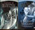 Lot 2 volumes : Le squelette sanglant + Le papillon d'obsidienne - Une aventure d'Anita Blake, tueuse de vampire N° 5 + N°9. LAURELL K. HAMILTON - ...