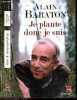 Je plante donc Je suis - Chroniques Bucoliques. Alain Baraton