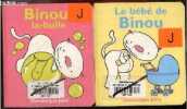 Lot de 2 ouvrages : Binou-la-bulle + Le bébé de Binou - Collection Binou. JOLIN DOMINIQUR