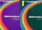 Mathematiques - 2 volumes : Tome 1 : Analyse + Tome 2 : Geometrie statistiques - 1eres Scientifiques - Collection Transmath. BARRA RAYMOND- GLAYMANN ...