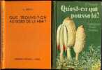 Lot 2 livres: Que trouve t on au bord de la mer ? + Qu'est ce qui pousse la ? champignons, baies simple- tableaux pour l'identification de 300 plantes ...