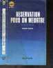 "Reservation pour un meurtre ( ""The dark window"" ) - Collection Mi-Nuit N°4, Grands romans de mystere et de suspense". WALSH THOMAS - CATTEAU HENRI ...