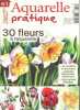 Aquarelle pratique N°1 - 30 fleurs a l'aquarelle- 30 modeles pas a pas, explications detaillees. MANUEL ORNATO- LEMONNIER SOPHIE- BAILS AURELIE...