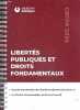 Libertes publiques et droits fondamentaux - CRFPA 2024 - Objectif Barreau - Sources et protection des libertes fondamentales (Tome I), les libertes ...