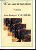 L'en vers de mon decor - Poesies + Envoi de l'auteur. JEAN-FRANCOIS VERCHERE - SYD VERCHERE MERLE (prefa