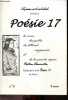 Poesie 17, N°0, la revue des poetes du littoral royannais et de la grande region Poitou-Charente - Marie louise Bonnin, Max Crubezy, Jocelyne Meret, ...