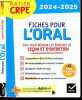 Hatier CRPE 2025/2026 - Fiches pour l'oral - tout pour reussir les epreuves de lecon et d'entretien- programme en + de 120 fiches synthetiques, cartes ...