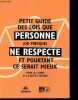 Petit guide des lois que personne (ou presque) ne respecte et pourtant ce serait mieux pour le climat et la justice sociale- Alimentation de qualite ...